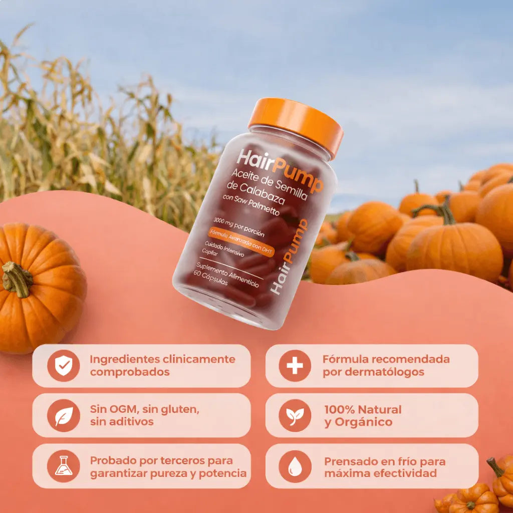 HairPump™ Softgels de calabaza