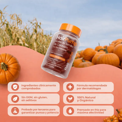 HairPump™ Softgels de calabaza